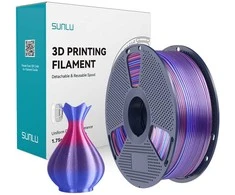 Sunlu PLA+ Silk Filament (Rainbow 02)