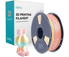Sunlu PLA+ Silk Filament (Rainbow) 05