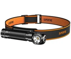 Superfire TH04-S,1000lmm USB-C headlamp prožektorius