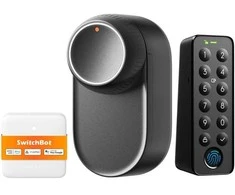 SwitchBot Ultra 3-viename išmanioji spyna su Hub Mini Matter valdymo pultu ir klaviatūra klaviatūra