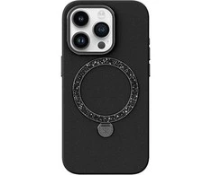 Telefono dėklas Joyroom Dancing Circle PN-15L2 Iphone 15 Pro (juodas) be pakuotės