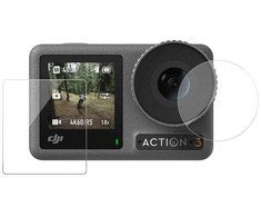 Grūdinto stiklo plėvelė TELESIN skirta DJI Osmo Action 4/3