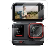 Grūdinto stiklo plėvelė TELESIN, skirta Insta360 Ace Pro