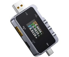 USB testeris 2in1 FNIRSI FNAC-28 USB-C USB-A