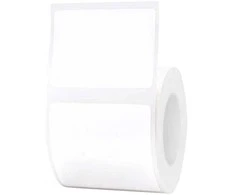 Šiluminės etiketės Niimbot lipdukai 40x30 mm - 900 vnt Baltos spalvos