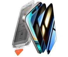 „Torras“ įdiekite „Master Privacy Glass“, skirtą „iPhone 16 Plus“.