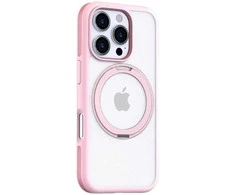Torras Ostand R Fusion dėklas, skirtas iPhone 16 Pro (rožinis)