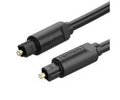 Vention Toslink optinio garso kabelio ventiliacijos anga 1 m (juodas)