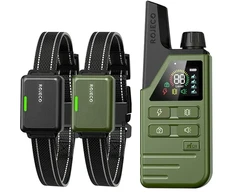 Šunų Dresavimo Antkaklis - Rojeco DOG800 2 Vnt. Žalias