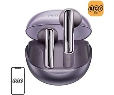 Ausinės QCY AilyBuds Clear T32 Violetinė