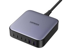 Stalinis įkroviklis UGREEN, 2xUSB-A, 4xUSB-C, GaN, 200W