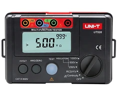 Matuoklis - Uni-T UT526 Multifunkcinis Elektrinis Izoliacijos Varžos Matuoklis, Juoda/Raudona
