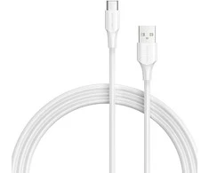 Vention USB 2.0 A į USB-C 3A kabelio ventiliacijos anga CTHWH 2m Balta
