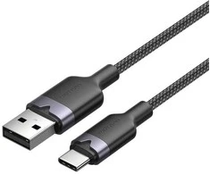 USB 2.0 A–USB-C 3A laidas Vention CTNBF 1 M (juodas)
