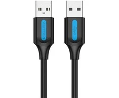 Vention USB 2.0 kabelis Ventiliacija COJBH 2m Juodas PVC