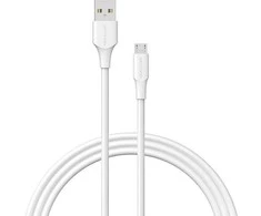 Vention USB 2.0 kištukas į mikro-B kištukas 2A 1m ventiliacija CTIWF (balta)