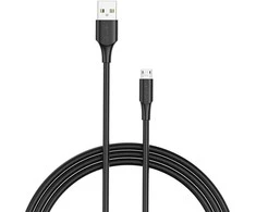 Vention USB 2.0 kištukas į mikro-B kištukas 2A 1m ventiliacija CTIBF (juoda)