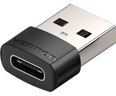 Vention USB 2.0 - USB-C adapteris PVC - Juodas