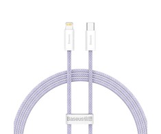 USB-C laidas, skirtas Lightning Baseus Dynamic 2 Series, 20W, 1m (violetinė)