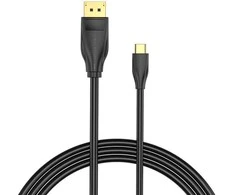 Vention USB-C - DisplayPort 8K HD kabelis 2m - Juodas