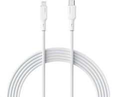 USB-C su žaibo kabeliu Aukey CB-SCL1, 27W, 1m (balta)