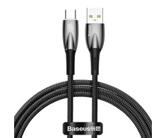 USB laidas, skirtas USB-C Baseus Glimmer serijai, 100 W, 1 m (juodas)