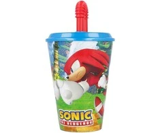 Stor Puodelis su šiaudeliais 430 ml Sonic