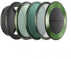Kintamo židinio nuotolio ND/CPL filtro komplektas Freewell Brandon Li 72mm