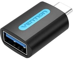 Vention USB adapteris CDUB0, USB-C kištukinis USB 3.0 lizdas (juodas)