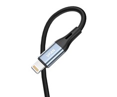 Vipfan Cable VFAN L05 Lightning to mini jack 3.5mm AUX, 1m (pilka)
