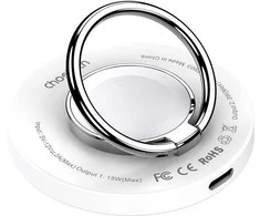 Belaidis įkroviklis du viename Choetech T603-F, laikiklis (baltas)