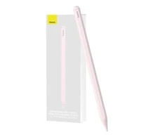 Belaidžio įkrovimo rašiklis telefonui / planšetiniam kompiuteriui Baseus Smooth Writing (rožinė)