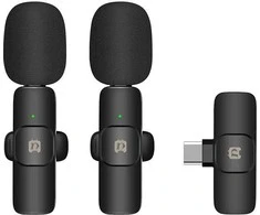 Belaidis mikrofonas Puluz PU3151B Lavalier Type C