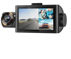 WOLFBOX i07 WiFi 2.5K + 1080p Dash Cam