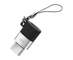 Adapteris USB-C prie Micro USB XO NB149-C (juodas)