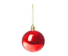 Kalėdiniai žaaisliukai eglutei Springos 30 vnt, 6 cm