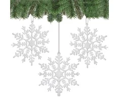 Kalėdinės dekoracijos Springos, 3 vnt., 12 cm