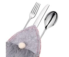 Stalo įrankių dėklas Springos, 2 vnt., pilkas ir raudonas, 14 cm