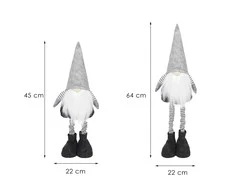 Kalėdinė puošmena Nykštukas Springos 60 cm