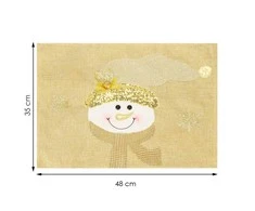 Stalo dekoracija Springos 3D sniego senis 48x35 cm