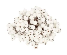 Dirbtinis dekoratyvinis šermukšnis Springos CA0743 12mm 100 vnt.