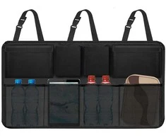 Automobilio kėdutės organizatorius Springos 88x46 cm juodas