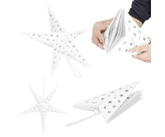 Kalėdinė žvaigždės formos girlianda Springos, 60 cm