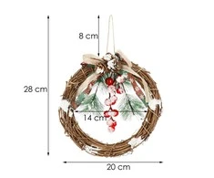 Kalėdinis vainikas Springos, 20 cm