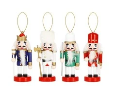 Springos CA1110 KALĖDINĖS SPRIEGTUKĖS ORRANMENTAS 10 CM 4 Vnt.