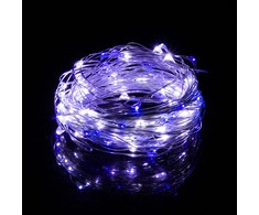 Springos Mikrolempų girlianda su 100 LED diodų, šalta balta + mėlyna, 9.9 m