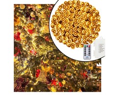Šventinė girlianda Springos 120 LED, 9 m, šiltai balta, atspari vandeniui