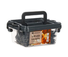 Girlianda Springos 120 LED, šaltai balta, 9 m