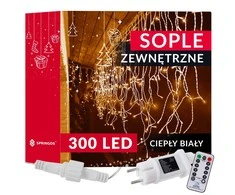 Šviesos užuolaida Springos CL0305 300 LED