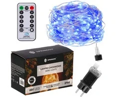 Springos Kalėdinės girliandos su 480 LED lemputėmis, 48 m, mėlynos